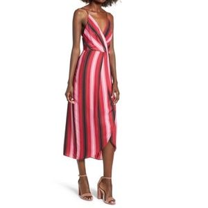 WAYF Red Stevie Stripe Night Out Dress Size Small